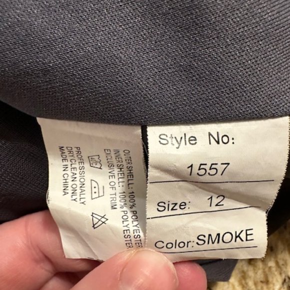 Deep Illusion Neckline A line skirt Bridesmaid Dress - Picture 16 of 16